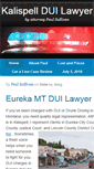 Mobile Screenshot of kalispellduilawyer.com